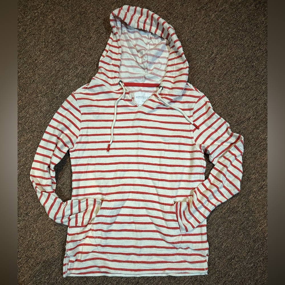 Aéropostale Men’s Terry Cloth Lightweight Hoodie - XS